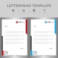 Letterhead Template Set Creative Design