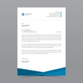 Letterhead Template Vector Design