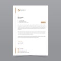 A4 Letterhead Template Vector Design