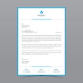 Letterhead Template Vector Design