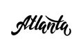 Lettering city Atlanta