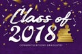 Lettering Class of 2018