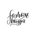 Lettering fashion blogger