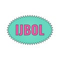 Lettering IJBOL in pop art style. Gen-Z version of LOL, stands for I just burst out laughing. Badge illustration on Royalty Free Stock Photo