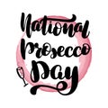 Lettering national prosecco day