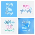 Lettering quotes motivation typography