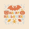 Halloween simple minimalist background with a sparkle.