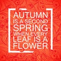 Lettering Seasonal Autumn Banner Postcard