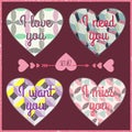 Lettering Valentine`s Day in Hearts_3