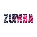 Zumba dance illustration.