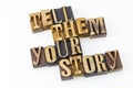 Tell personal life story share speak family history information