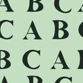 Letters ABC seamless texture