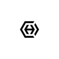 Letters COH CHO OCH OHC HOC HCO Hexagon Logo