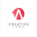 A Letters creative logo for company