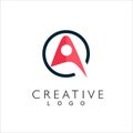 A Letters creative logo for company