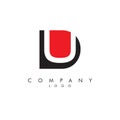 Letters du, ud Company logo design icon vector