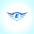 Letters E Wing Company Logo