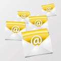 Letters and emails Royalty Free Stock Photo