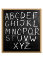 Letters of English alphabet Royalty Free Stock Photo