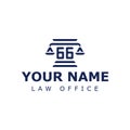 Letters GG Legal Logo, suitable for lawyer, legal, or justice with GG initials