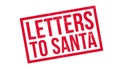 Letters To Santa rubber stamp