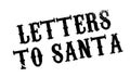 Letters To Santa rubber stamp