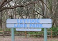 Lettuce Lake Park Sign Royalty Free Stock Photo