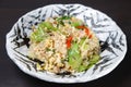 Lettuce and pepper fried rice