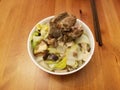 Lettuse and Braised Beef
