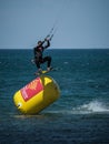 Leucate, France April 29 & 30, 2022: World Wind Championship preparation and training of athletes in kitesurf, wingsurf,