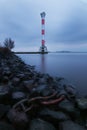 Leuchtturm Blankenese. The lighthouse at the Elbe river in Blankenese