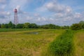 Campen Lighthouse near Emden, Eastern Frisia, Germany Royalty Free Stock Photo
