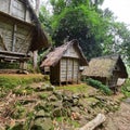 The leuit, is the name for the barn for food reserves. The leuit is a Baduy culture to store food reserves.