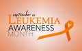 Leukemia awareness month