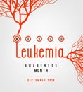 Leukemia awareness poster
