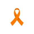 Leukemia awareness ribbon.
