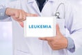 LEUKEMIA CONCEPT Royalty Free Stock Photo