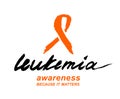 Leukemia lettering image