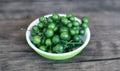 Leunca or Solanum nigrum Royalty Free Stock Photo