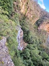 The Leura Cascades. A waterfall in the Blue Mountains of New South Wales Australia