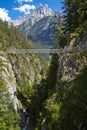 Leutasch Gorge in the German alps