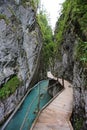 Leutasch Gorge, Germany alps, Bavaria Royalty Free Stock Photo