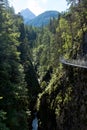 Leutasch Gorge in the German alps, Bavaria Royalty Free Stock Photo