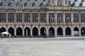 Leuven, Flemish Brabant - Belgium - Facade of the University library at the Ladeuze square