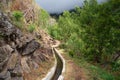 Hiking on the Levada do canical