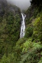 Levada do Risco waterfall Royalty Free Stock Photo