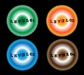 Level badges