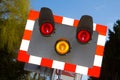 Level crossing Royalty Free Stock Photo