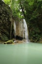 Level 3 of Erawan Waterfall in Kanchanaburi, Thailand