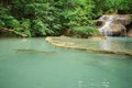 Level 1 of Erawan Waterfall with Neolissochilus stracheyi fish i